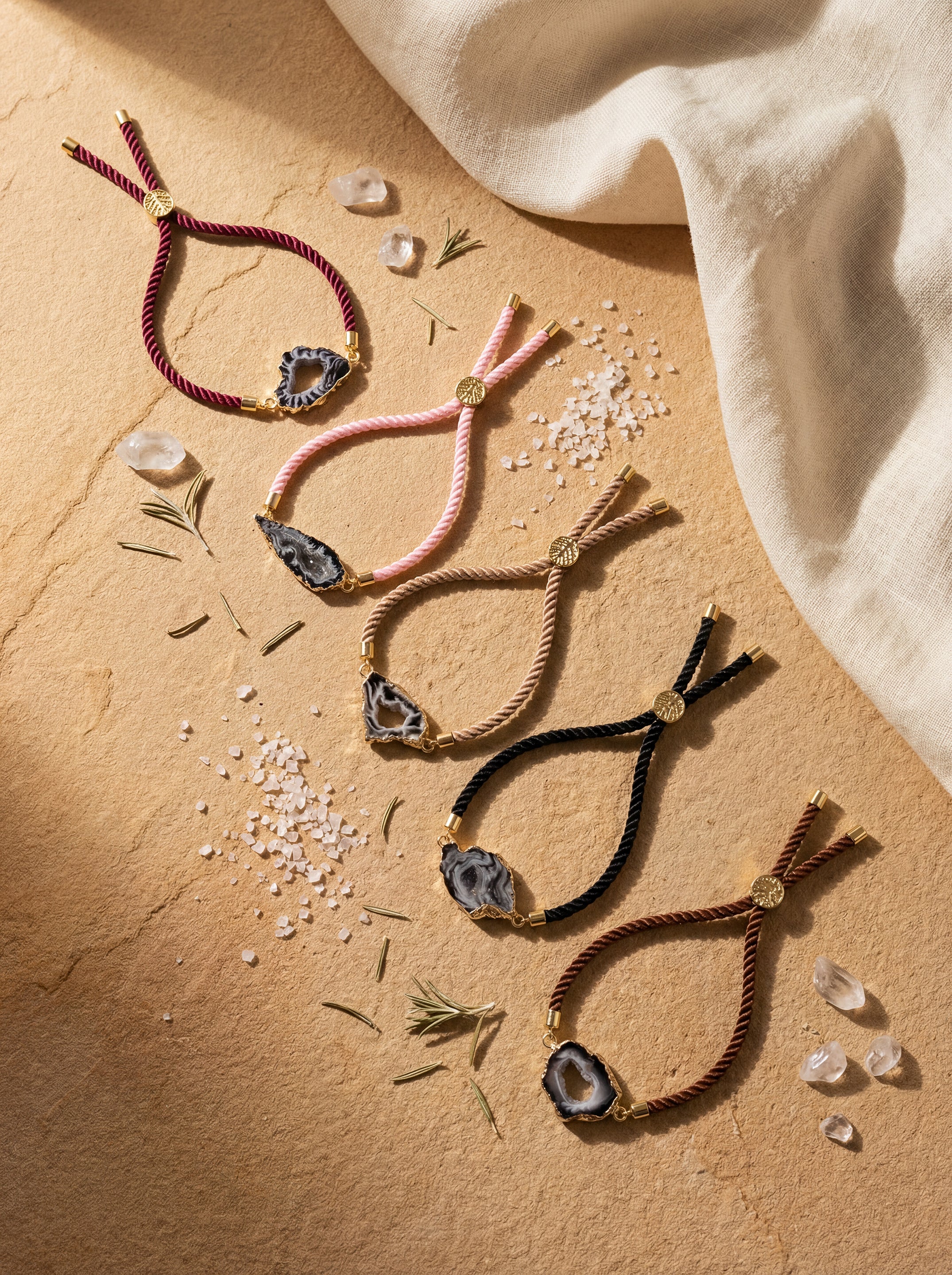 Earth Whisper Agate Bracelet