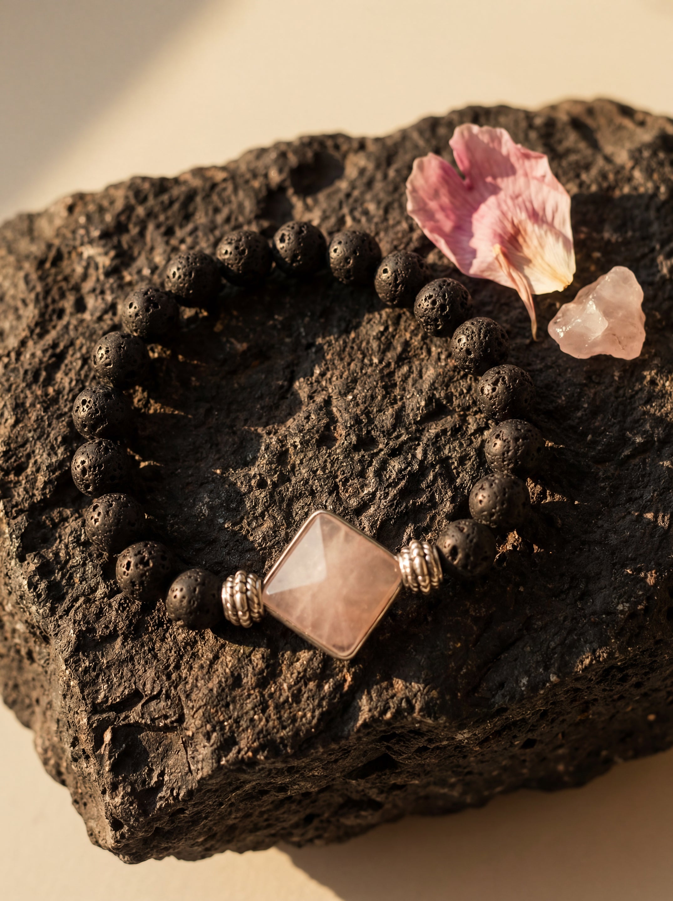 Aligned Path Pyramid Bracelet