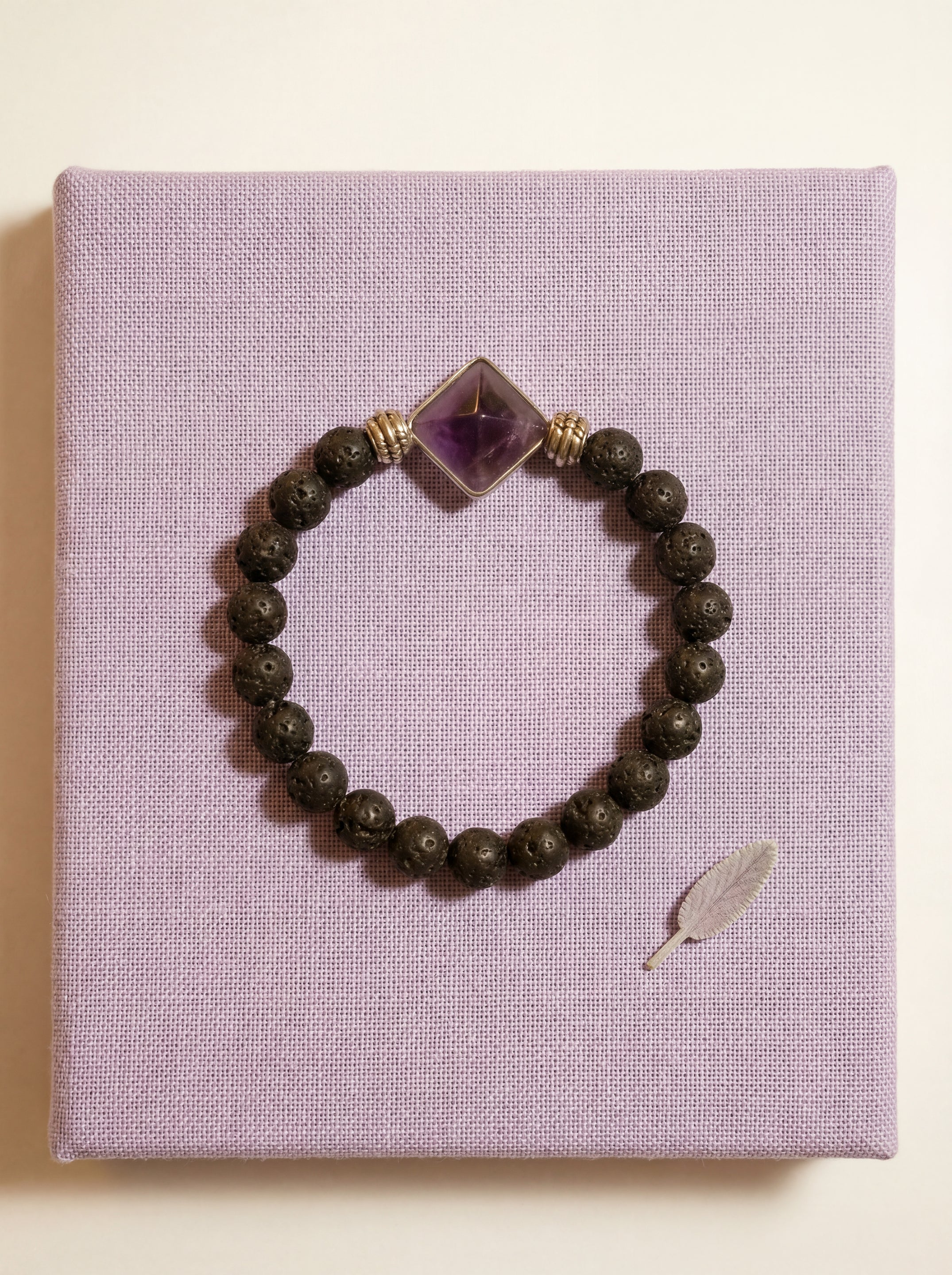 Aligned Path Pyramid Bracelet