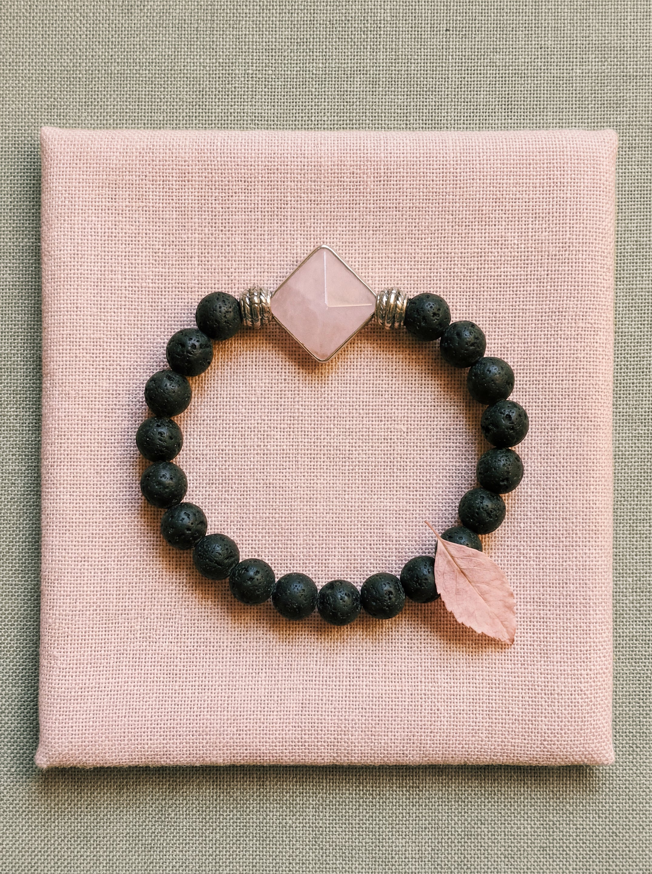 Aligned Path Pyramid Bracelet